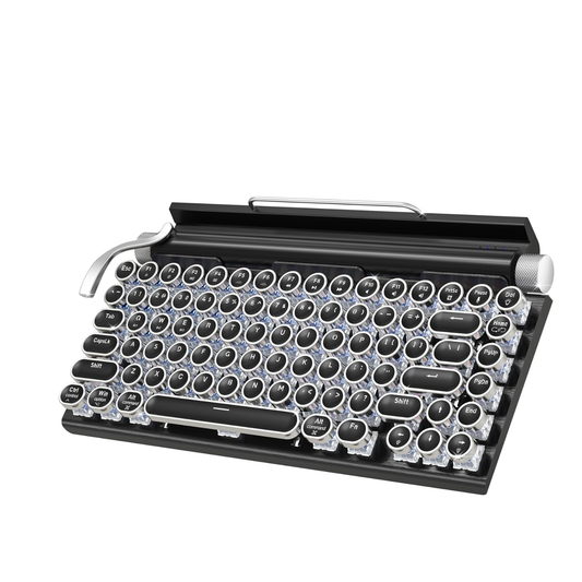 Taiahiro Retro Typewriter Bluetooth Mechanical Keyboard
